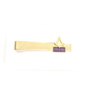 Vintage Gold Plated Scottish Rite Mason's Tie Clasp Clip‎